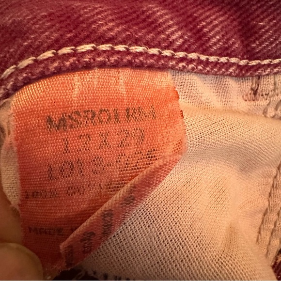 Vintage Wrangler High Rise Mom Tapered Leg 80’s Acid Wash Purple Jeans 28x29 - Picture 8 of 10